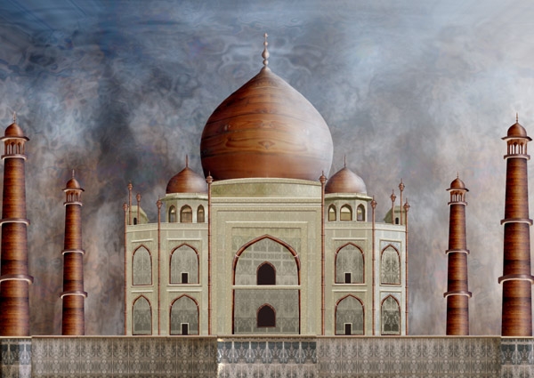 Creation of Taj Mahal: Step 17